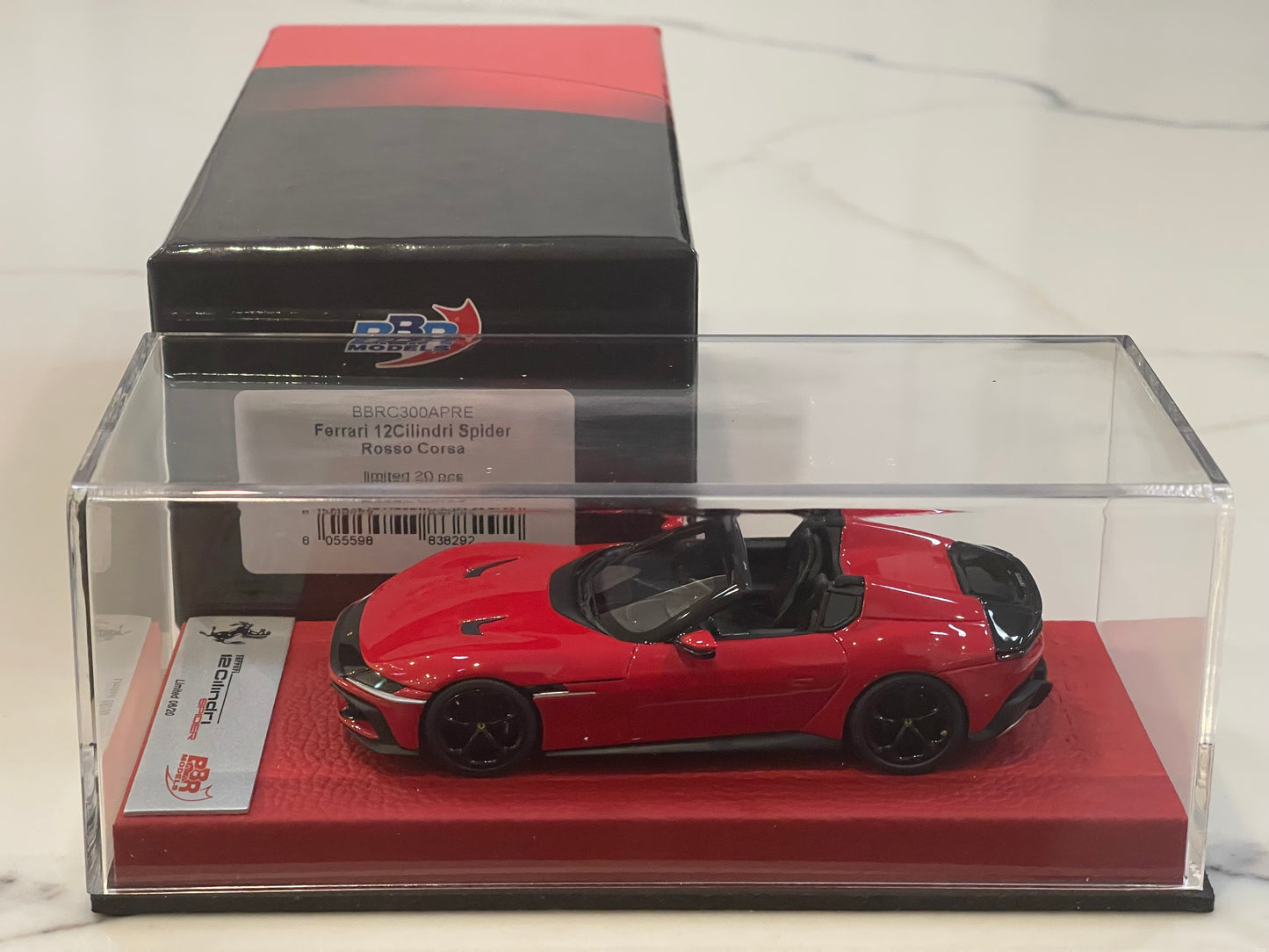 BBR 1/43 Ferrari 12Cilindri Spider 2025 Rosso Corsa BBRC300APRE