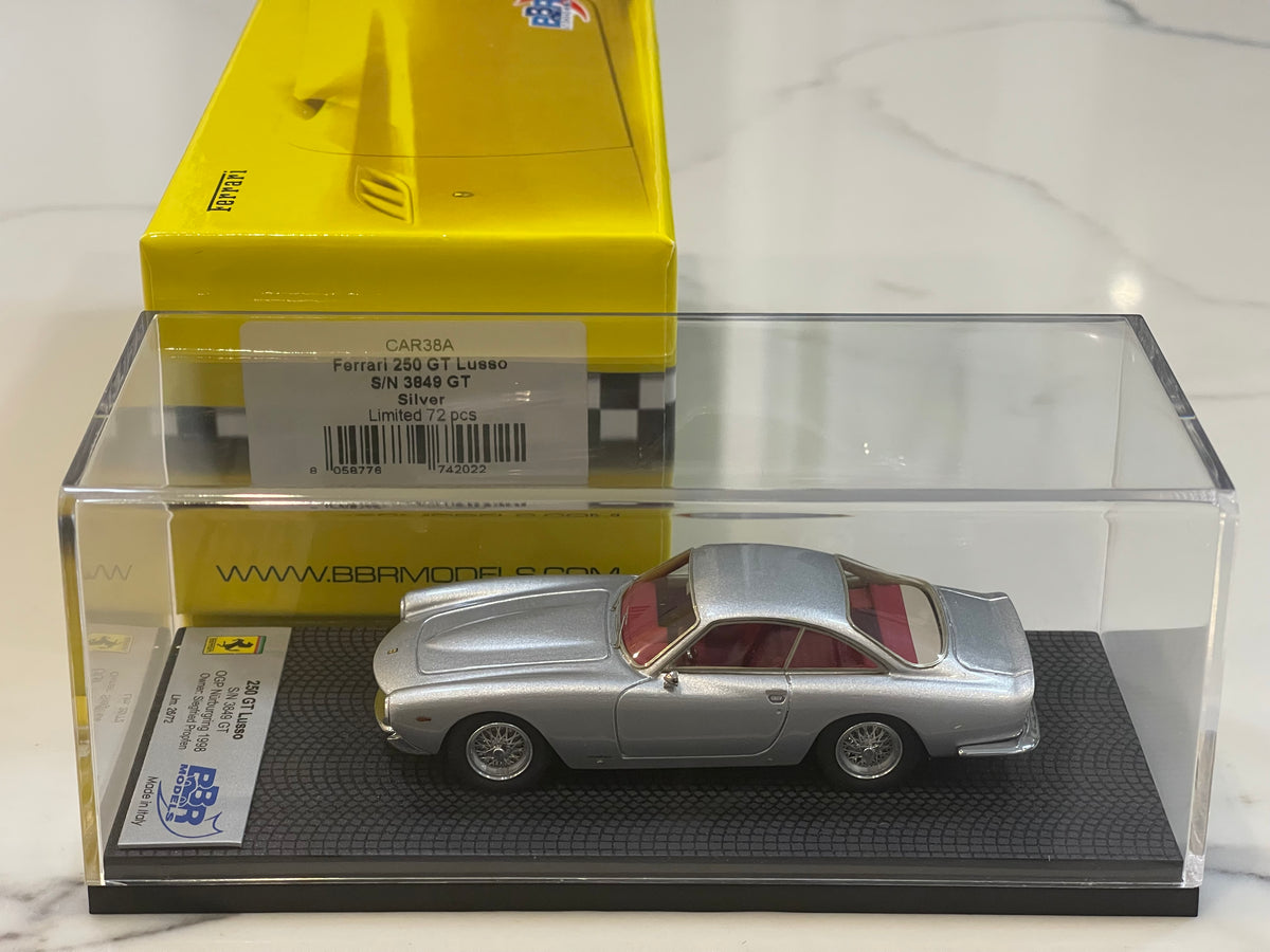 BBR 1/43 Ferrari 250 GT Lusso 3849GT 1963 Silver CAR38A