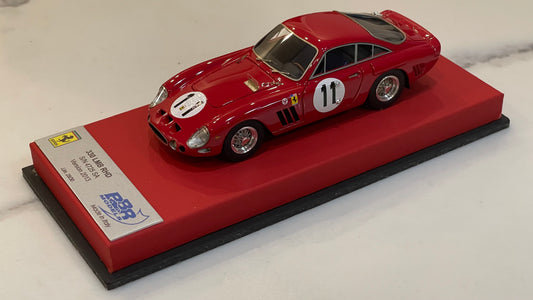 BBR 1/43 Ferrari 330 LMB RHD 4025SA 1963 Red No.11 CAR57LB