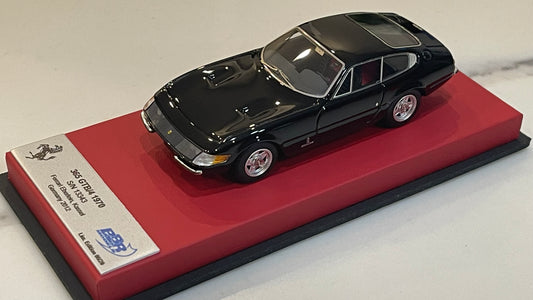 BBR 1/43 Ferrari 365 GTB4 Plexi S/N 13343 1970 Black BBRCAR98DLB