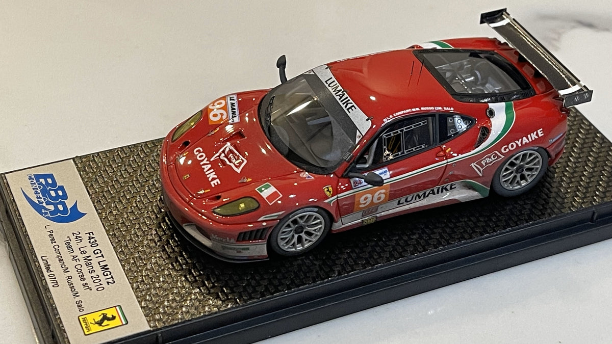 BBR 1/43 Ferrari F430 LMGT2 24 Hours Le Mans 2010 Red No. 96 