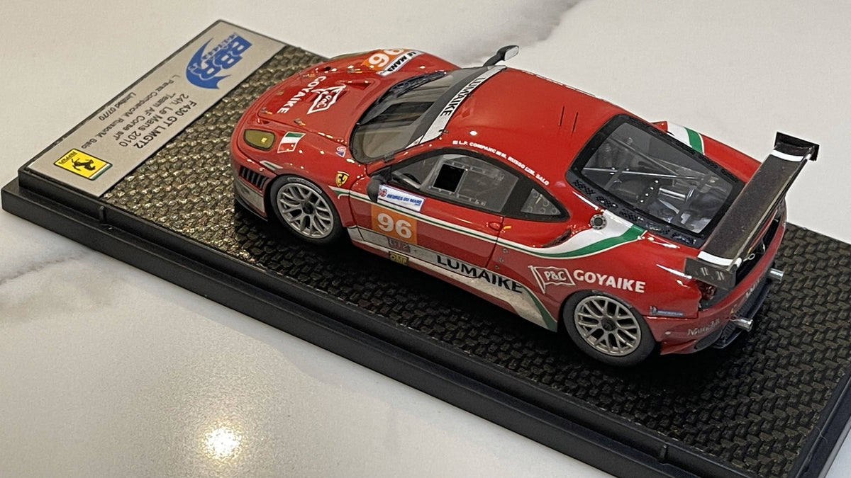 BBR 1/43 Ferrari F430 LMGT2 24 Hours Le Mans 2010 Red No. 96 BBRCKB05