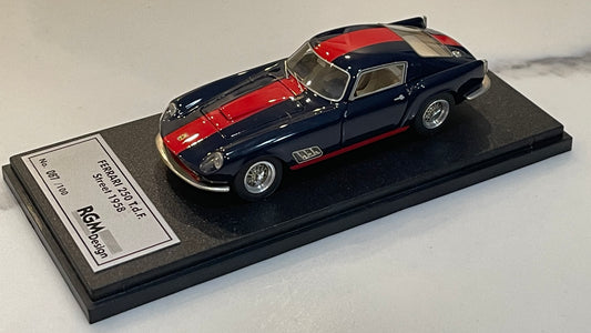 BBR 1/43 Ferrari 250 TDF Street 1958 Dark Blue/Red BBRRGM08B