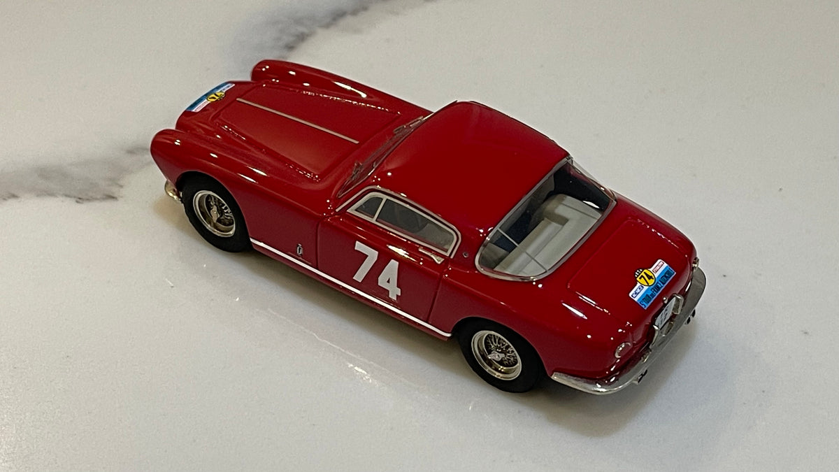 BBR 1/43 Ferrari 250 Europa Coupe PF Tour de France 1956 Red No. 74 SM –  Paddock Collection