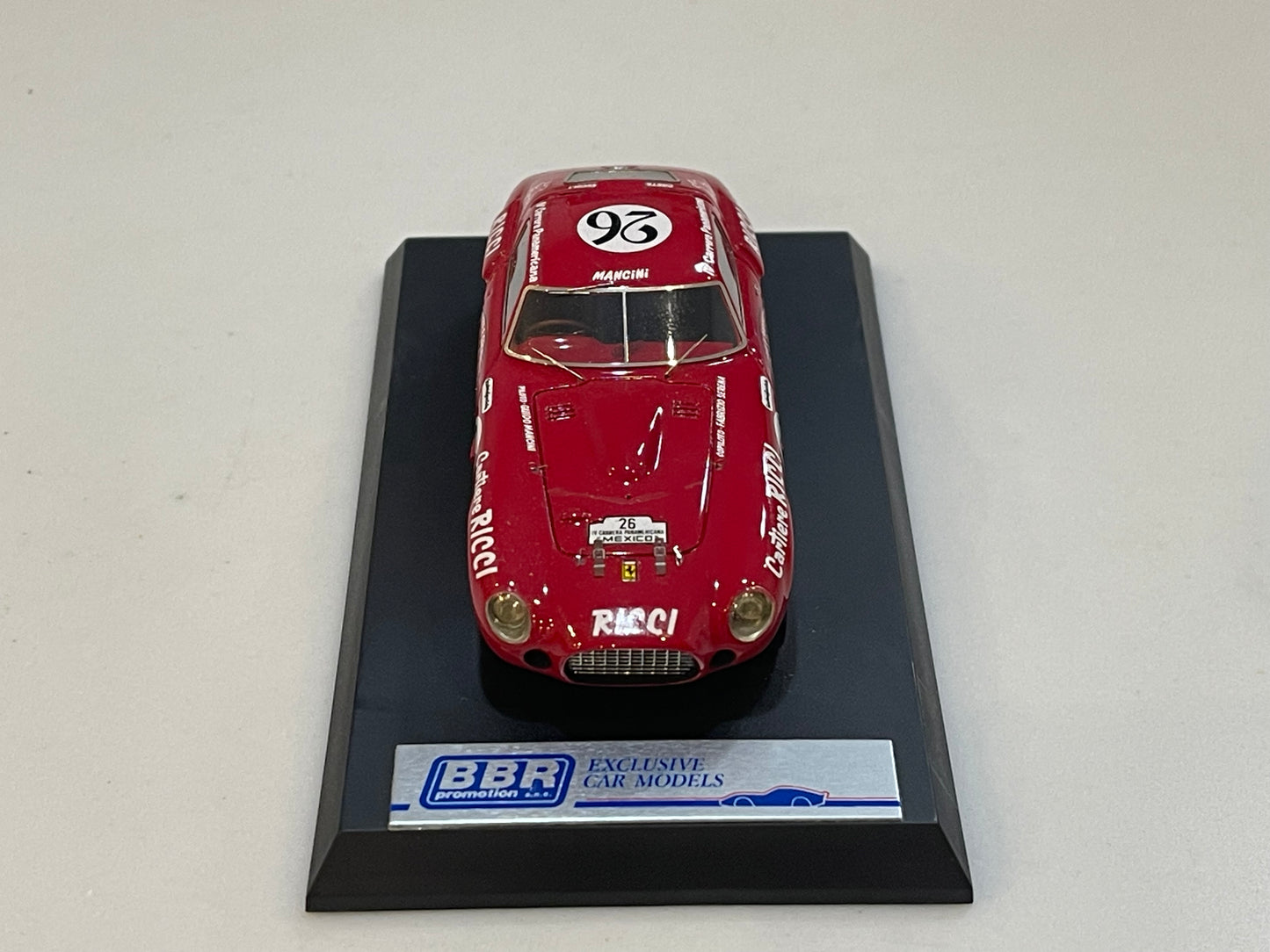 BBR 1/43 Ferrari 375 MM Carrera IV Panamericana 1955 Red No. 26 SM29C