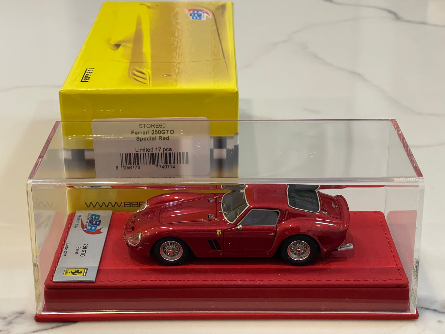 BBR 1/43 Ferrari 250 GTO 1962 Special Red BBRSTORE60