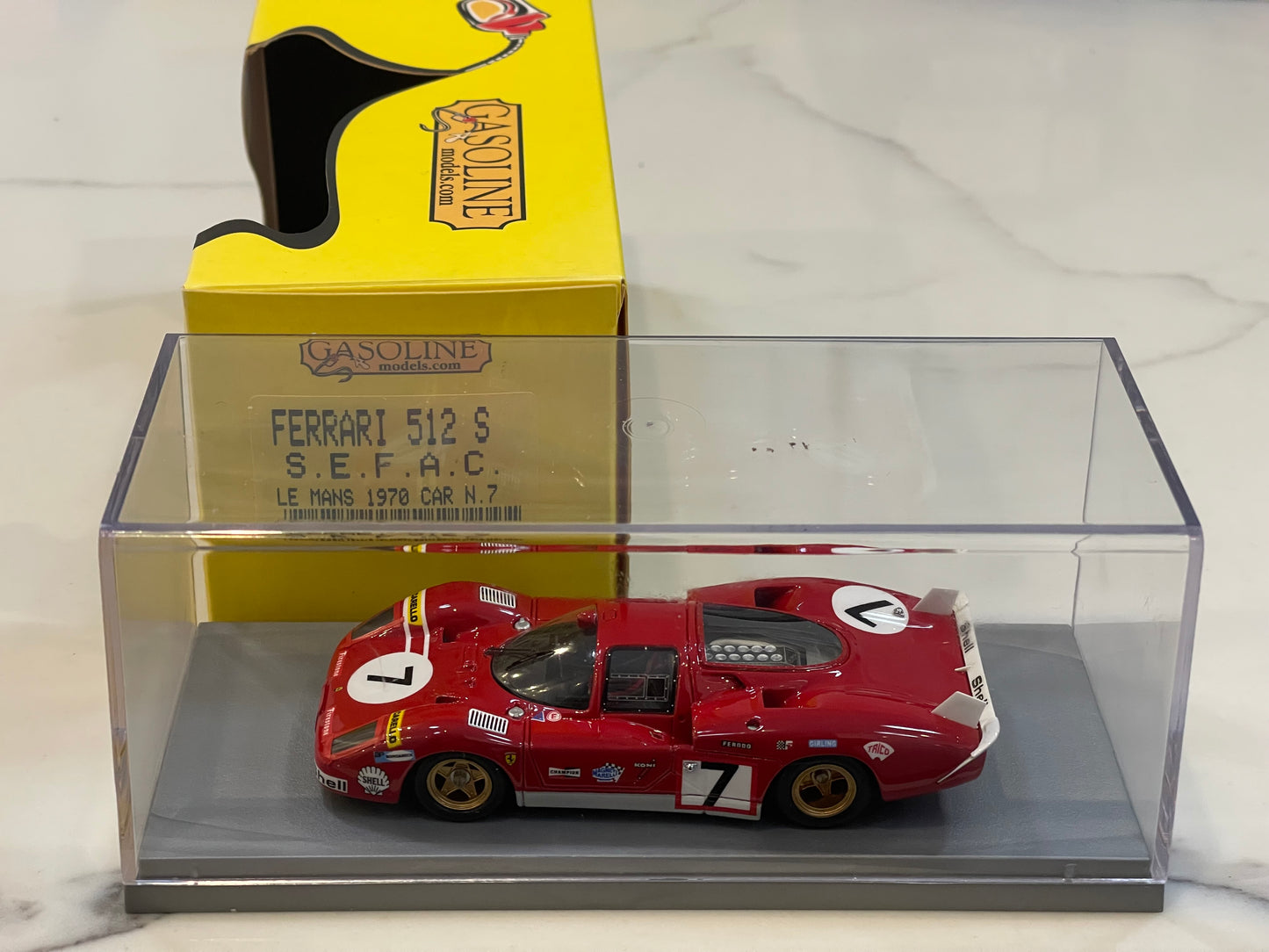 Gasoline 1/43 Ferrari 512 S 24 Hours Le Mans 1970 Red No. 7 GAS10022