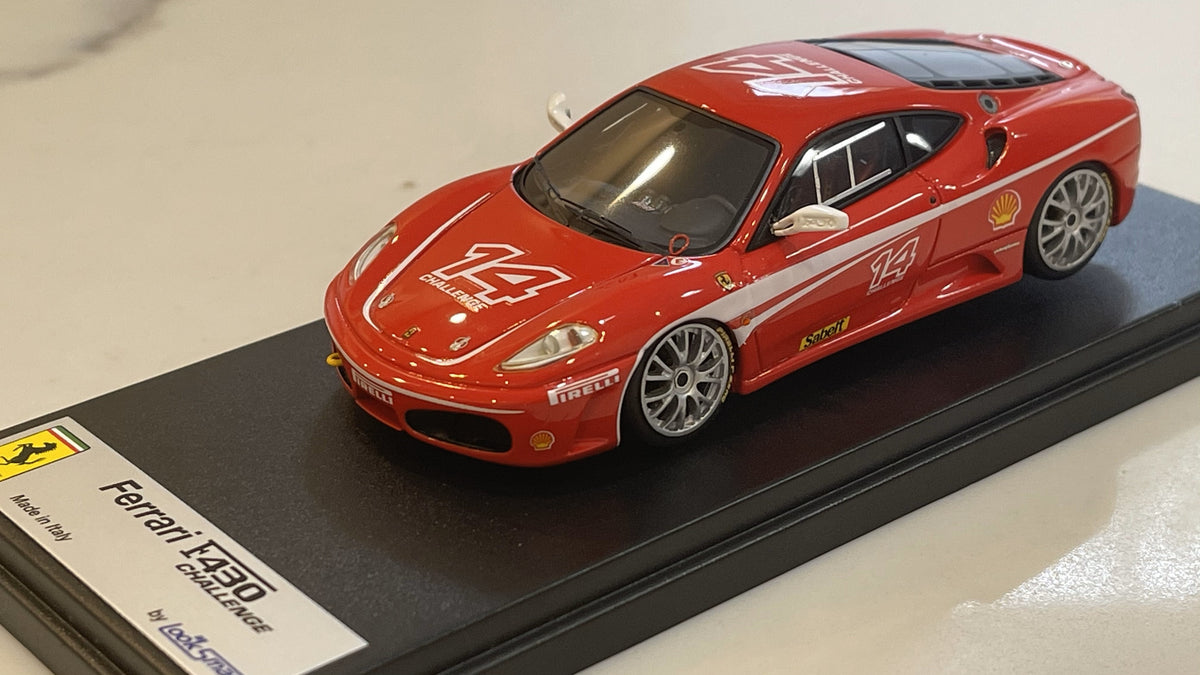 Looksmart 1/43 Ferrari F430 Challenge 2005 Red No. 14 LS153