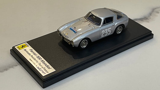 Looksmart 1/43 Ferrari 500 Mondial Berlinetta IV Tour de France No. 235 1954 Silver LS168