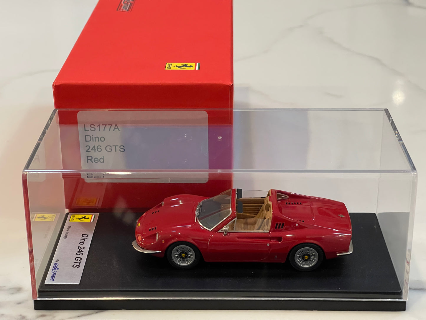 Looksmart 1/43 Ferrari Dino 246 GTS 1972 Red LS177A