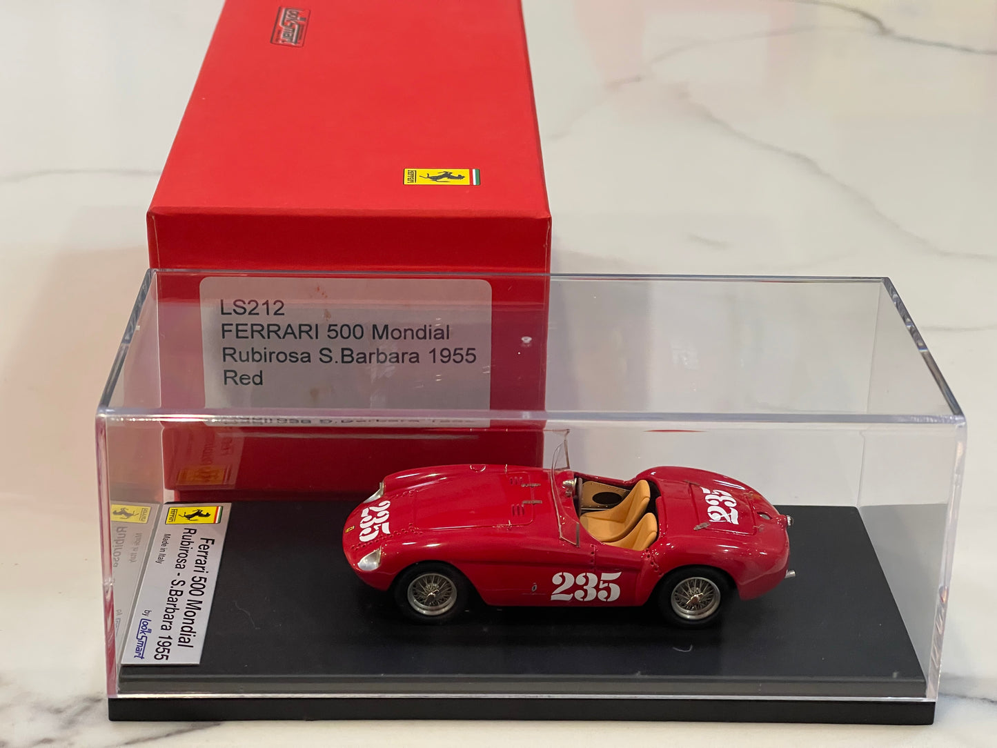 Looksmart 1/43 Ferrari 500 Mondial Rubirosa No. 235 1955 Red LS212