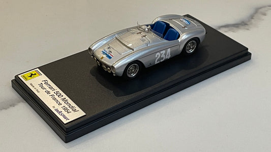 Looksmart 1/43 Ferrari 500 Mondial IV Tour de France No. 234 1954 Silver LS214