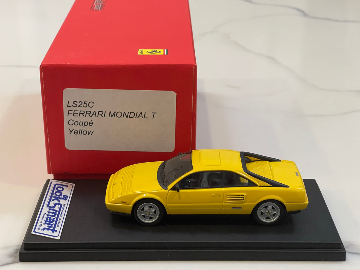 Looksmart 1/43 Ferrari Mondial T Coupe 1985 Yellow LS25C