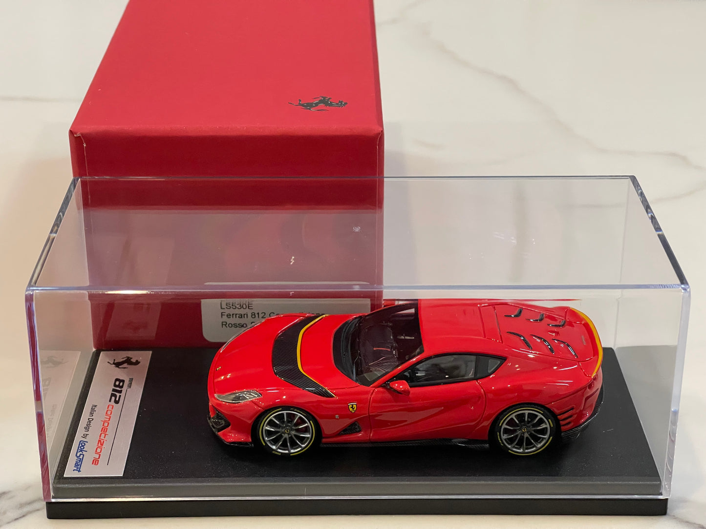 Looksmart 1/43 Ferrari 812 Compitizione 2022 Rosso Corsa LS530E