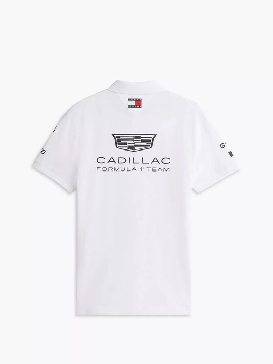 Cadillac F1 Racing 2026 Special Edition Silverstone British GP Team Polo Shirt White