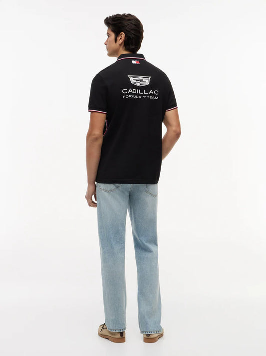 Cadillac F1 Racing 2026 Team Polo Shirt Black
