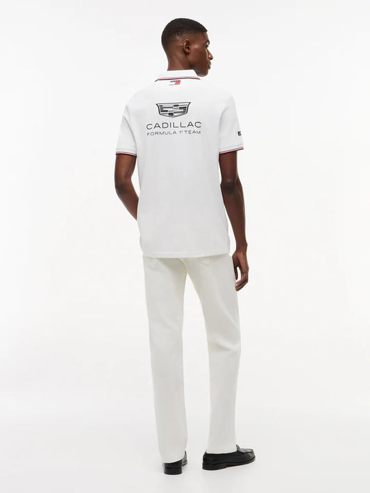 Cadillac F1 Racing 2026 Team Polo Shirt White