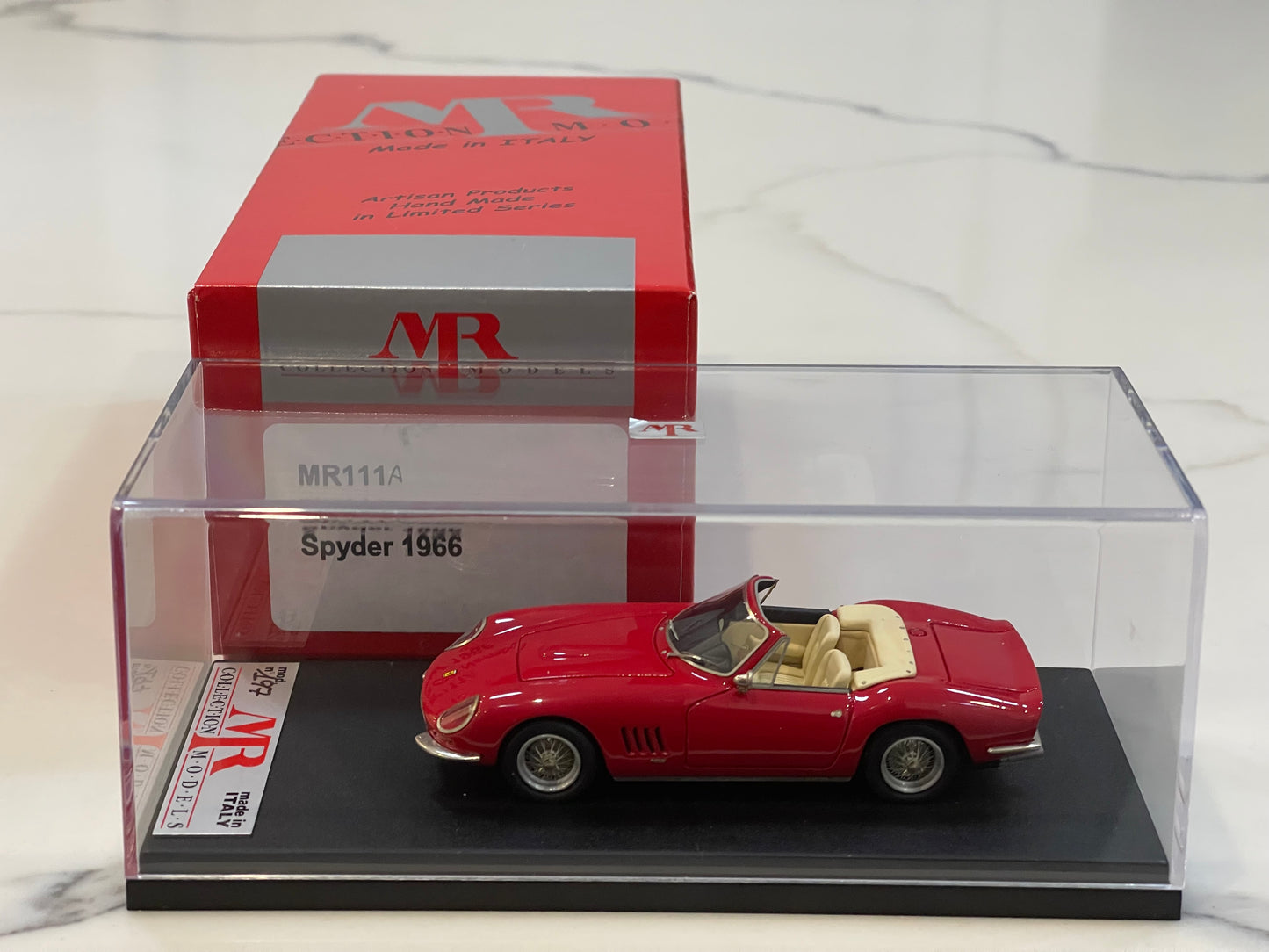 MR 1/43 Ferrari 250 GT Nembo Spyder 1966 Red MR111A