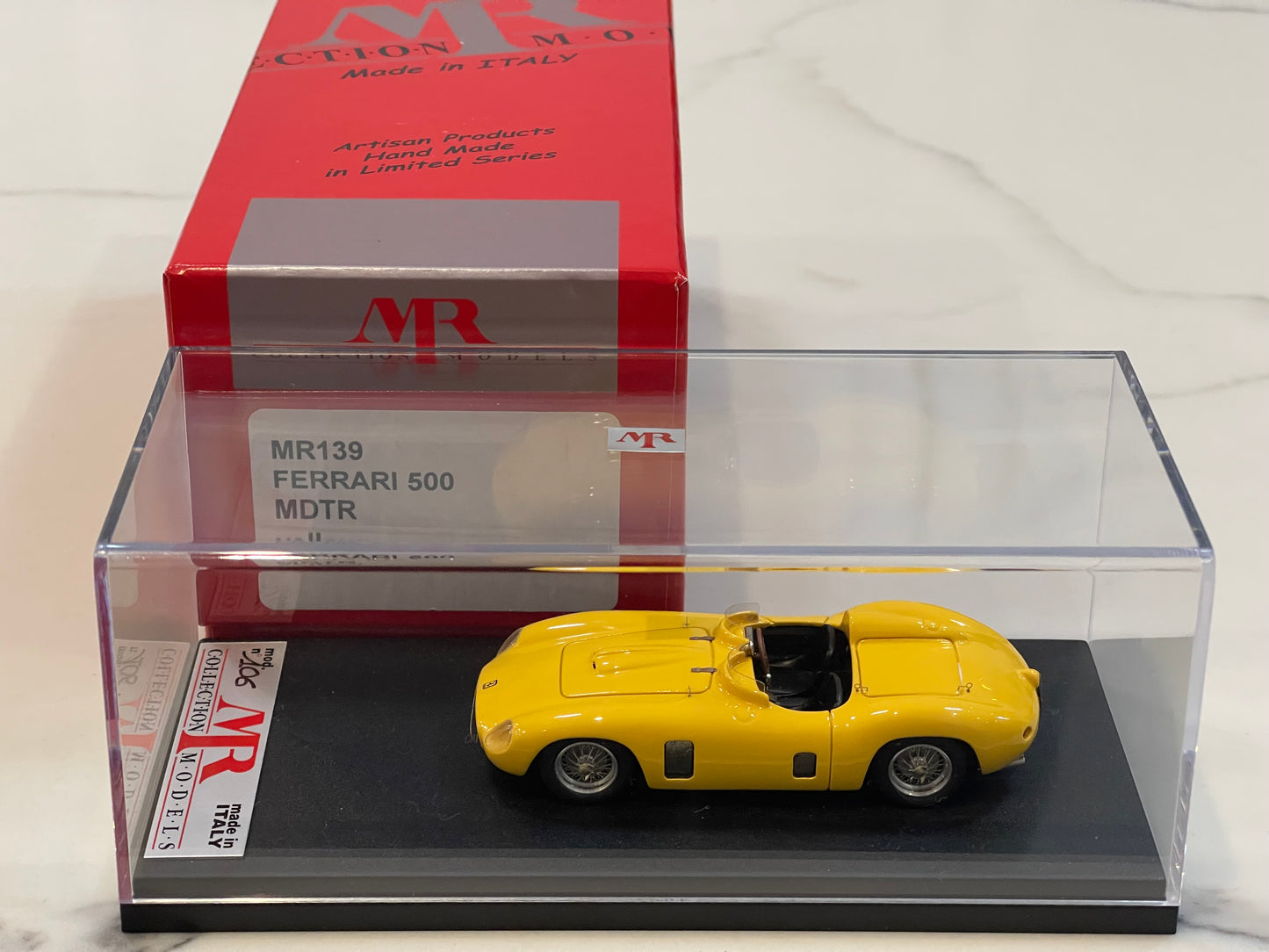 MR 1/43 Ferrari 500 TR Scaglietti MDTR 1956 Yellow MR139