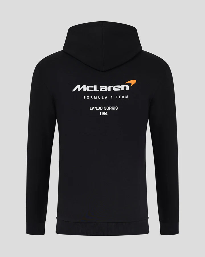 McLaren F1 Men's Lando Norris Driver Hooded Sweatshirt Black