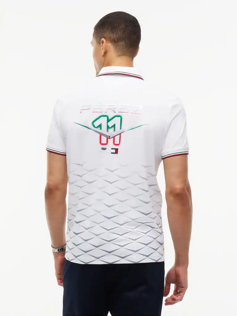 Cadillac F1 Racing 2026 SE Mexico GP Sergio "Checo" Perez Team Polo Shirt White