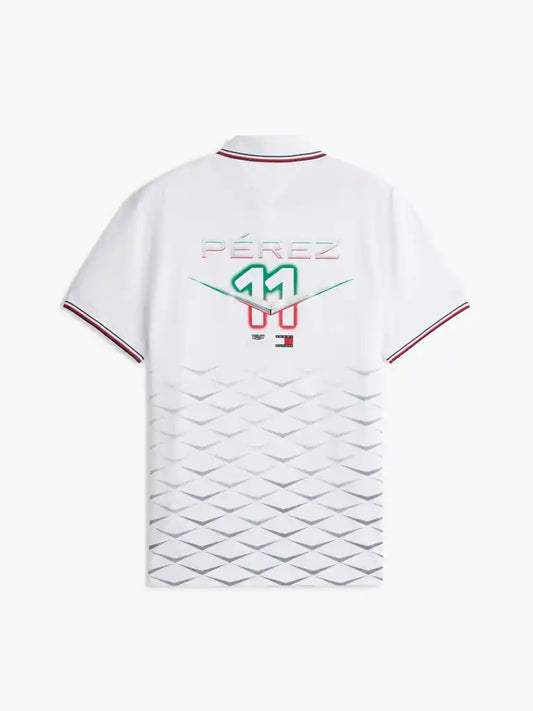 Cadillac F1 Racing 2026 SE Mexico GP Sergio "Checo" Perez Team Polo Shirt White