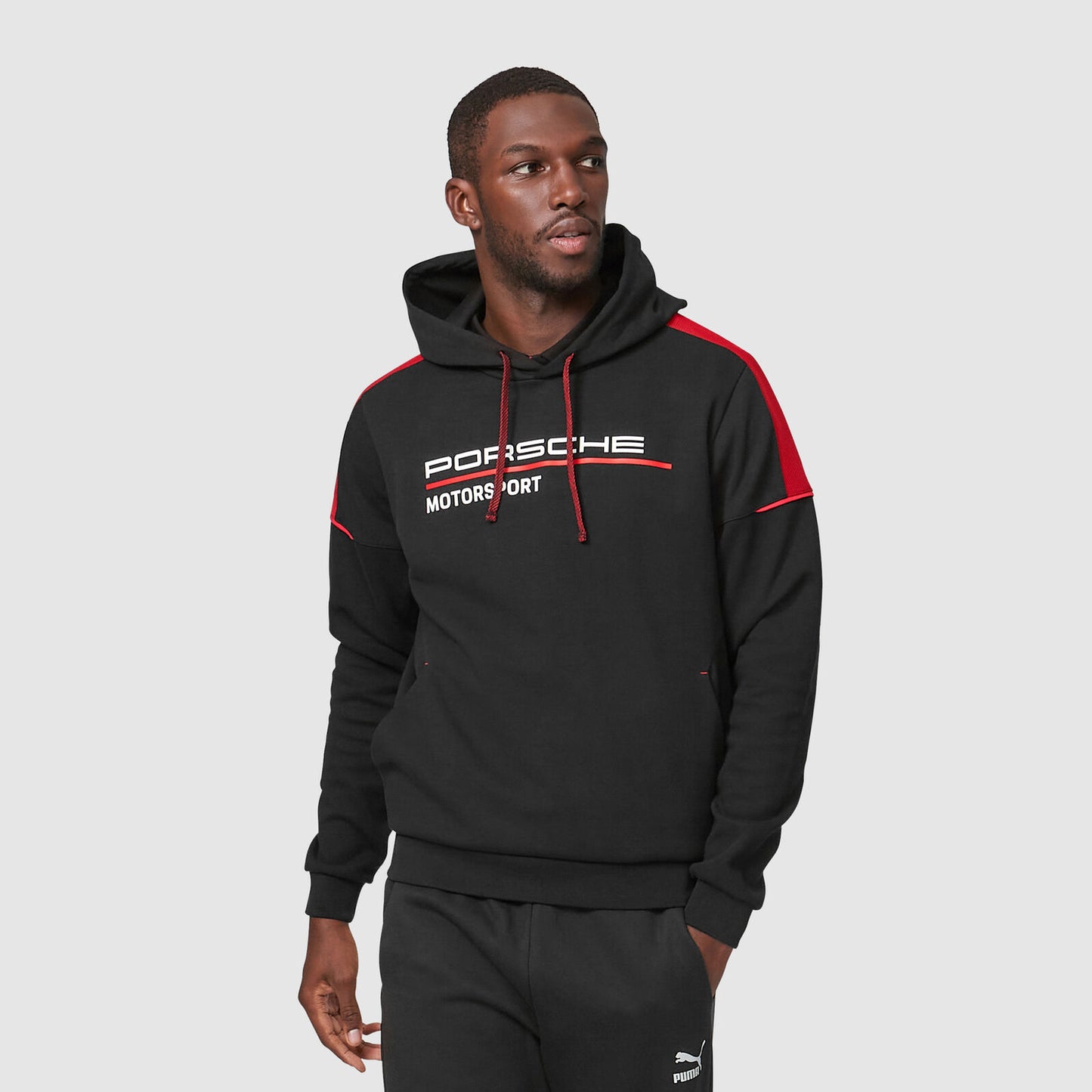 Porsche Motorsport Men's Hooded Sweatshirt Black