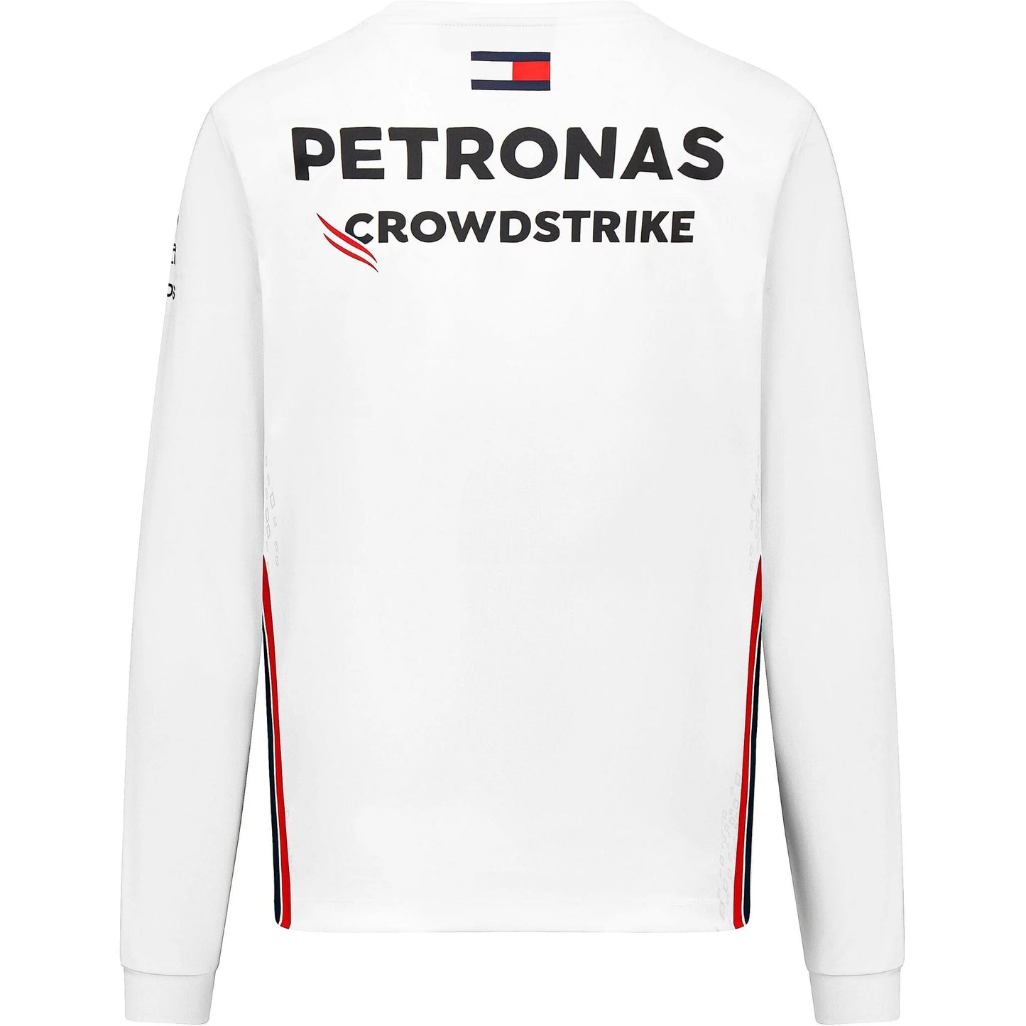 Mercedes AMG Petronas F1 Men's Long Sleeve Driver T-Shirt White