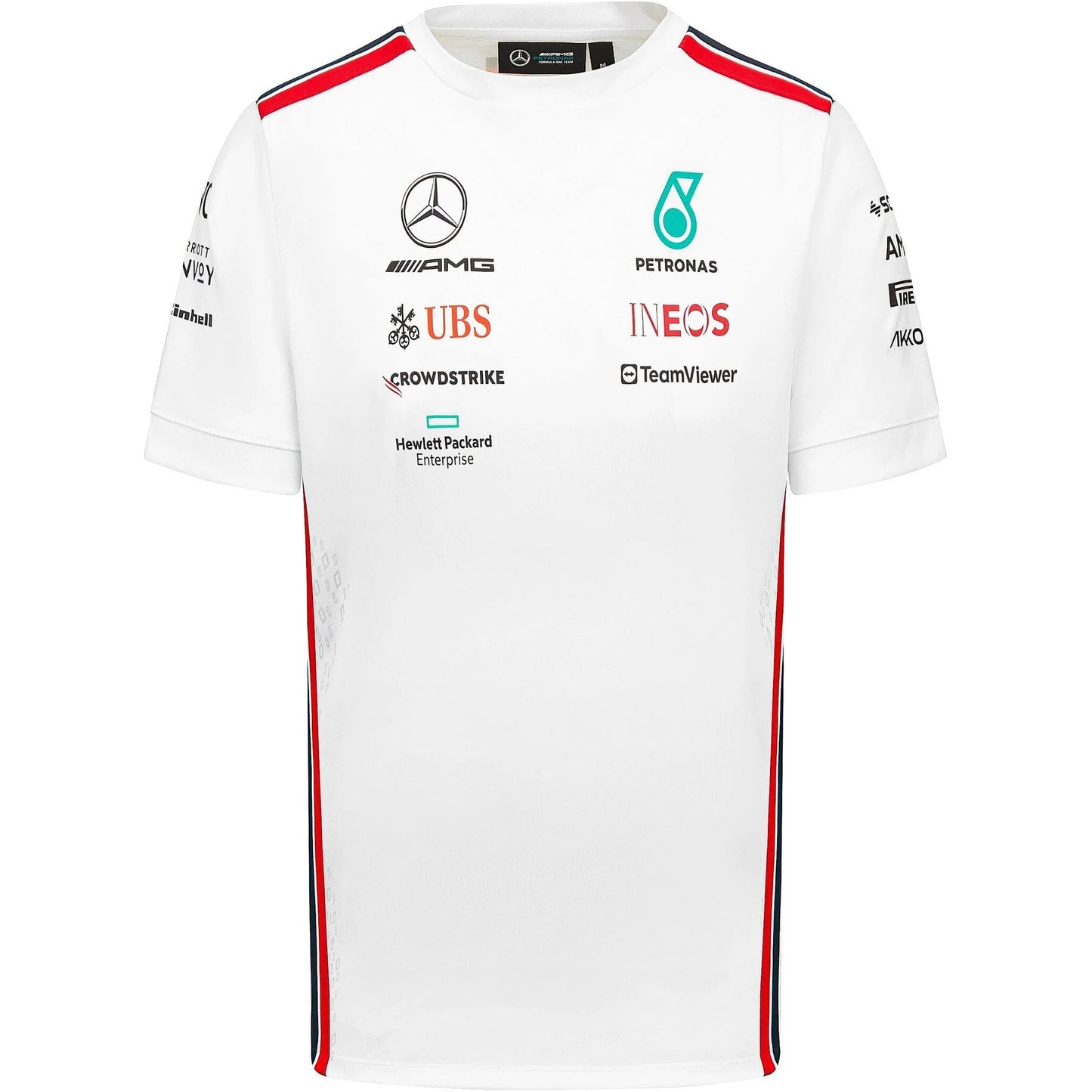 Mercedes AMG Petronas F1 Men's Team Driver T-Shirt White