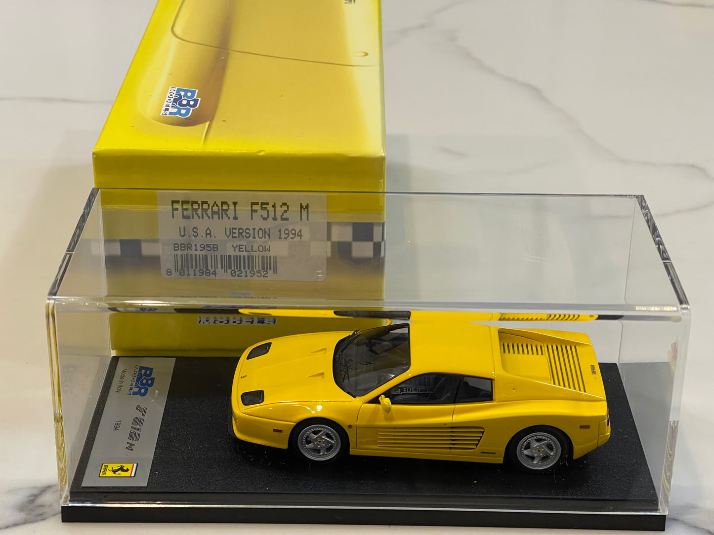BBR 1/43 Ferrari F512M 1994 Yellow BBR195B