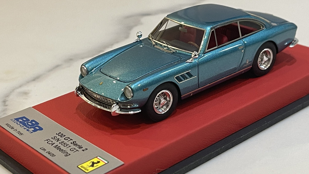 BBR 1/43 Ferrari 330 GT 2+2 Series II 8551GT 1966 Met. Green