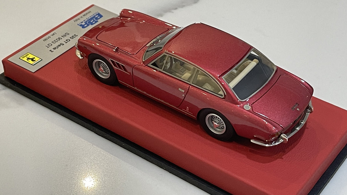 BBR 1/43 Ferrari 330 GT 2+2 Series II 9033GT 1967 Met. Red 