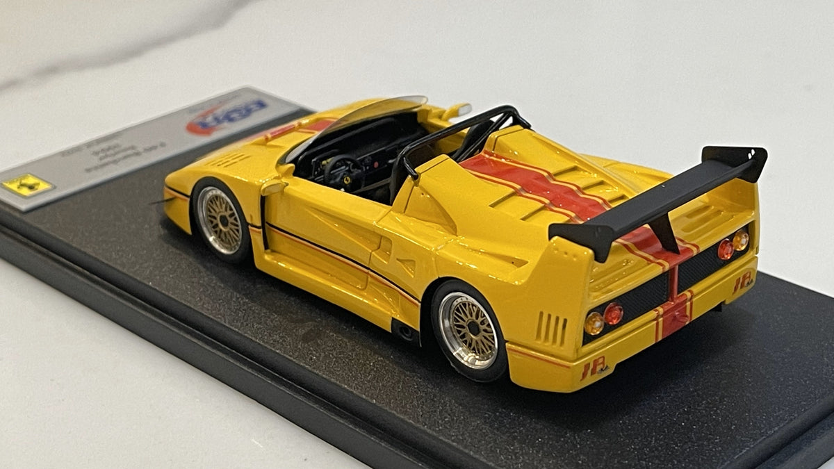 BBR 1/43 Ferrari F40 Barchetta Beurlys 1994 Yellow BBR249C 