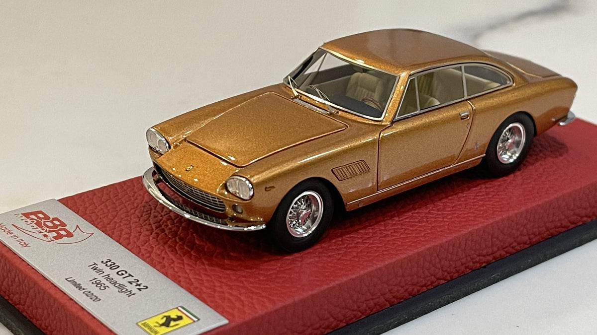 BBR 1/43 Ferrari 330 GT 2+2 1965 Met. Gold BBR257CPRE