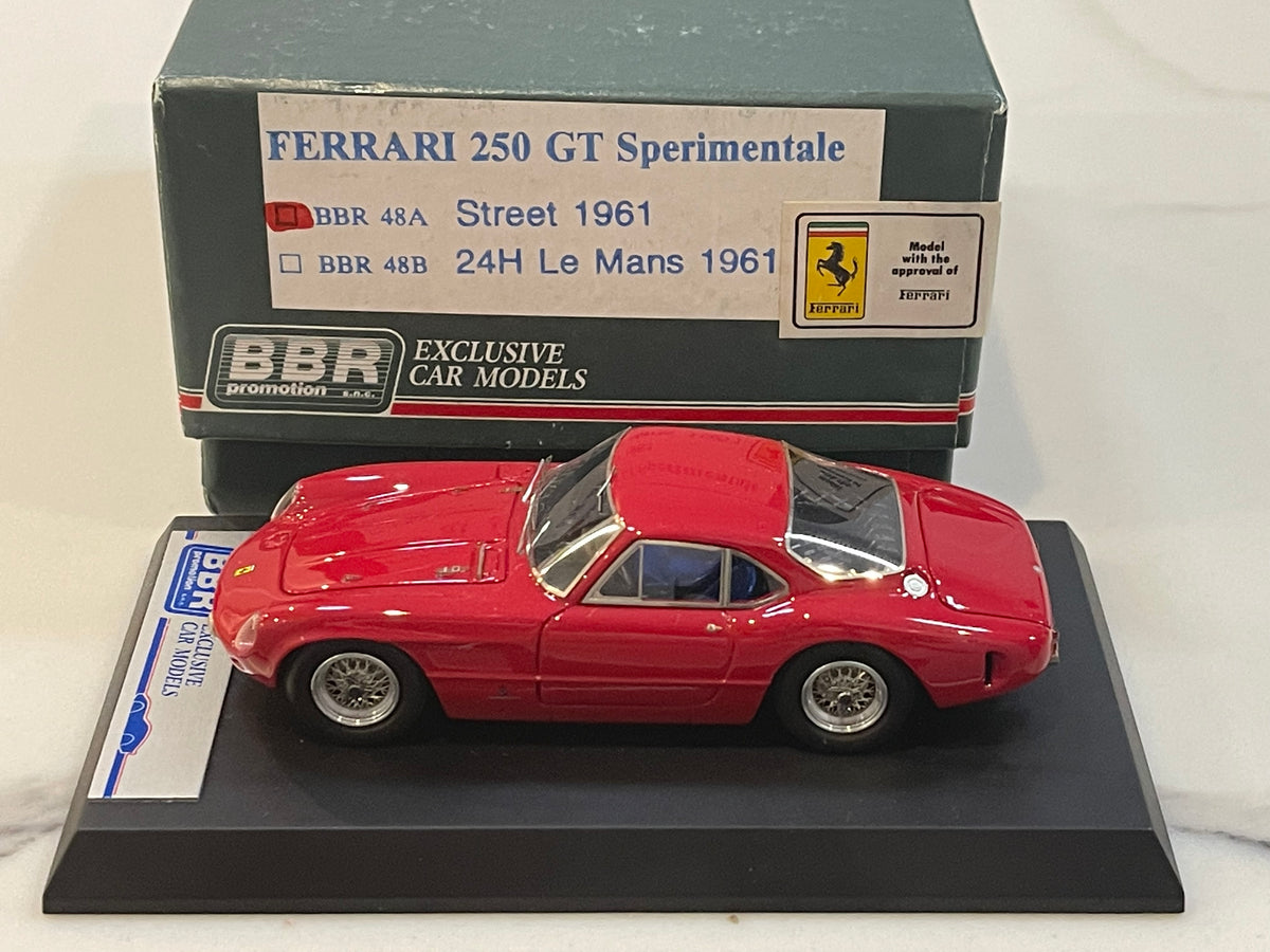 1/43 BBR 48C Ferrari 250 GT Sperimentale 24H Le Mans 1962 Miniwerks 1/43 BBR 48C Ferrari 250 GT Sperimentale 24H Le Mans 1962 Miniwerks