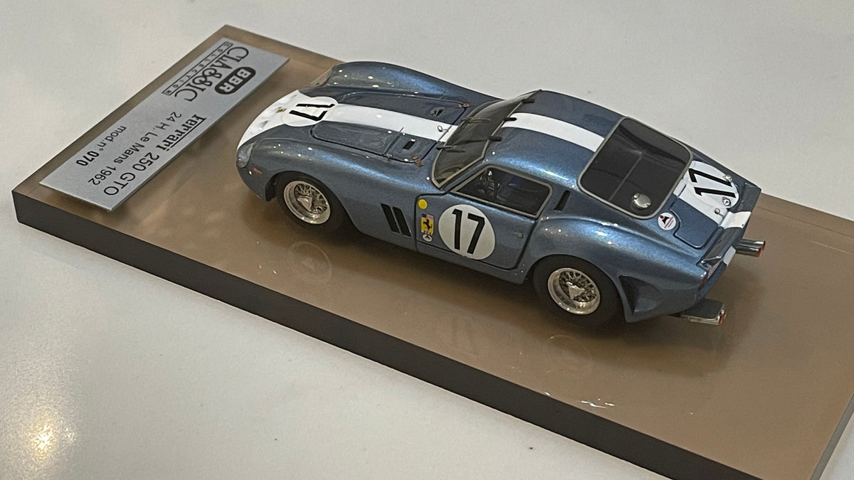 BBR 1/43 Ferrari 250 GTO 24 Hours Le Mans 1962 Light Blue No. 17 BC33