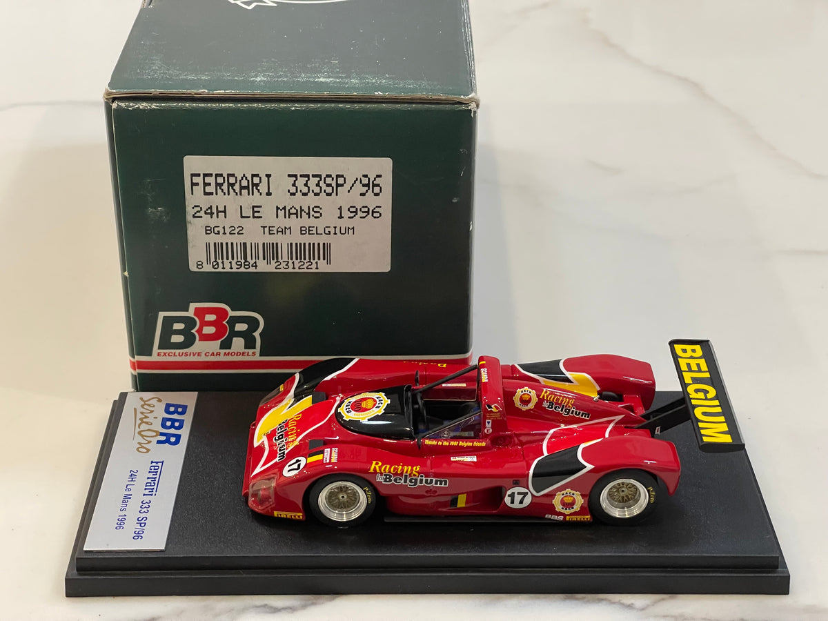 BBR 1/43 Ferrari 333 SP/96 24 Hours Le Mans 1996 Red No. 17 BG122
