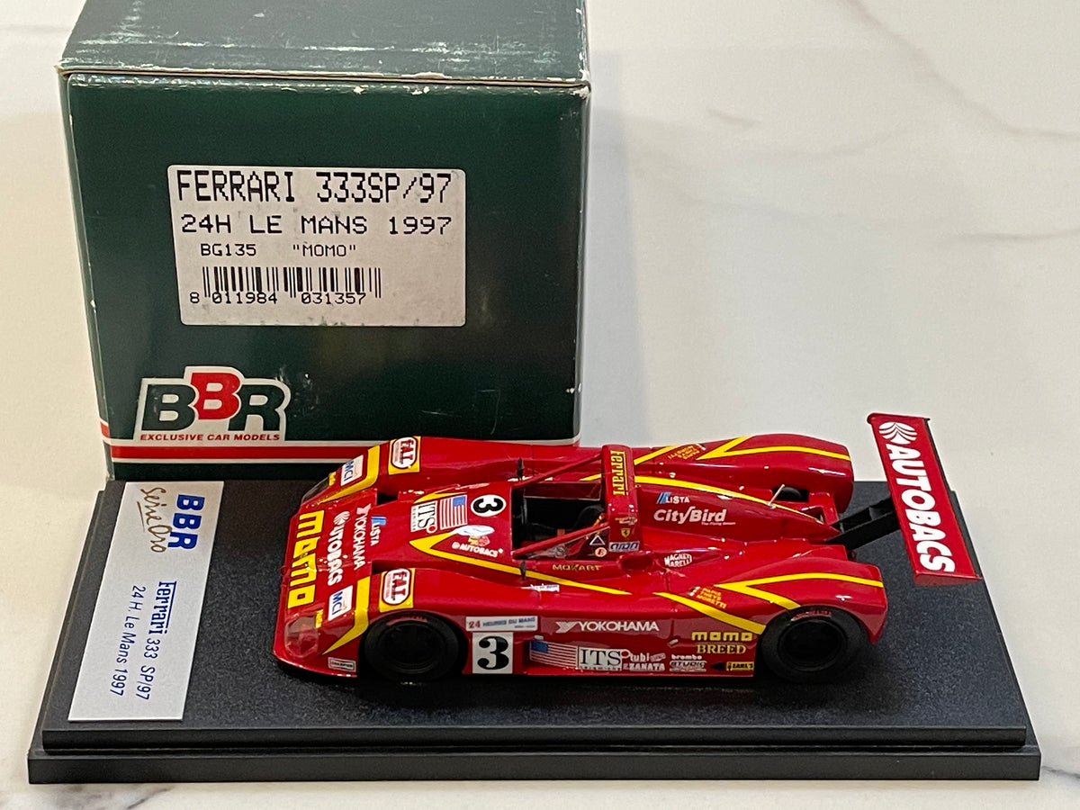 BBR 1/43 Ferrari 333 SP/97 24 Hours Le Mans 1997 Red No. 3 