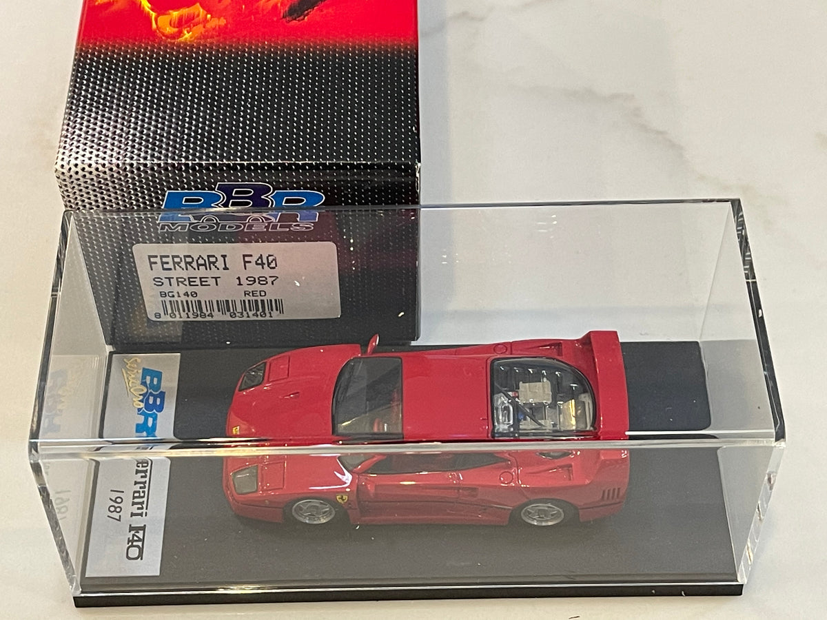 BBR 1/43 Ferrari F40 Street 1987 Red BG140 – Paddock Collection