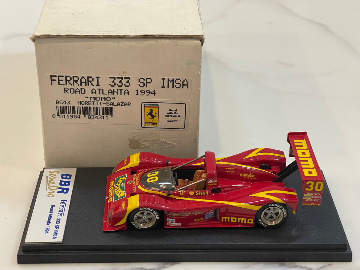 BBR 1/43 Ferrari 333 SP IMSA Road Atlanta 1994 Red No. 30 BG43