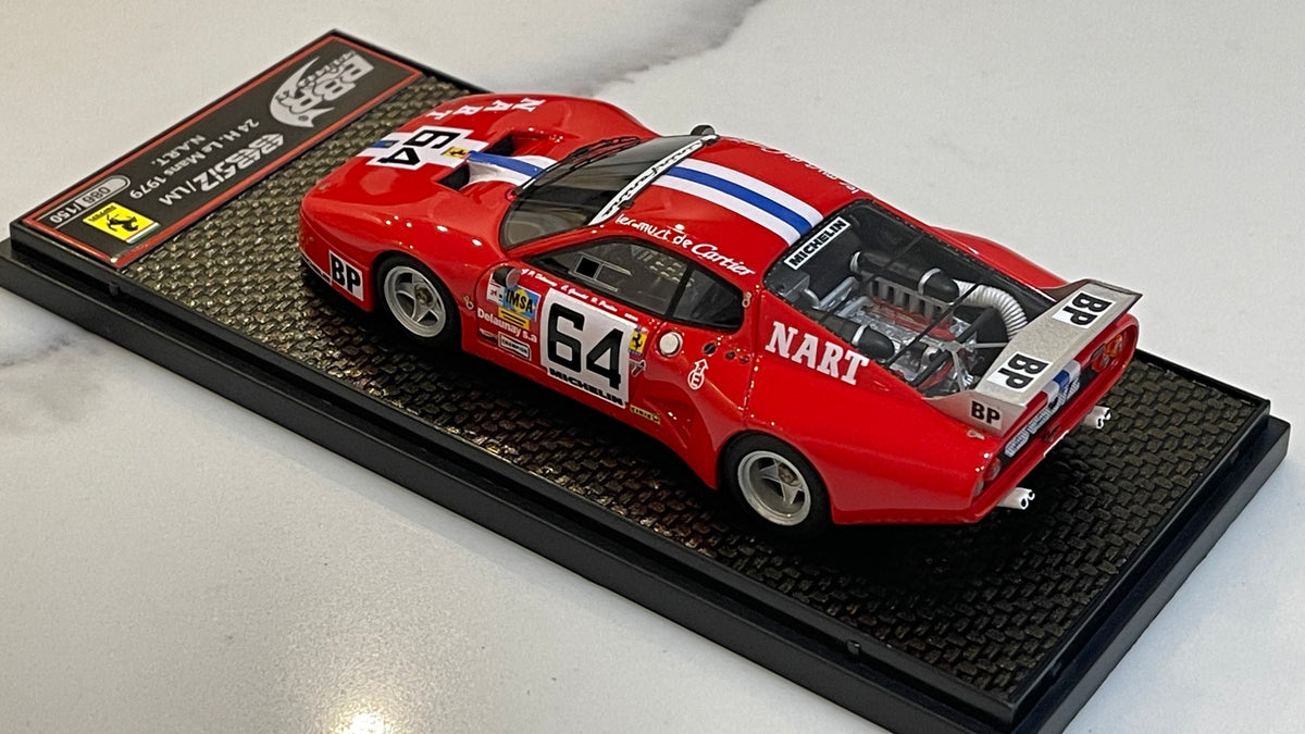 BBR 1/43 Ferrari 512 BBLM 24 Hours Le Mans 1979 Red No. 64 BBRC36