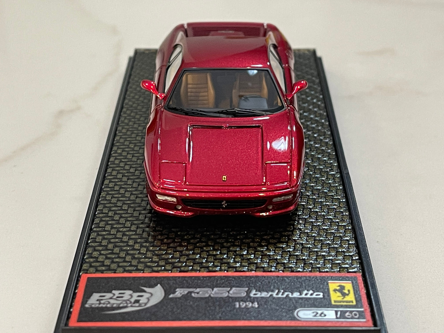 BBR 1/43 Ferrari 355 GTB 1994 Rosso Fiorano CAR62B