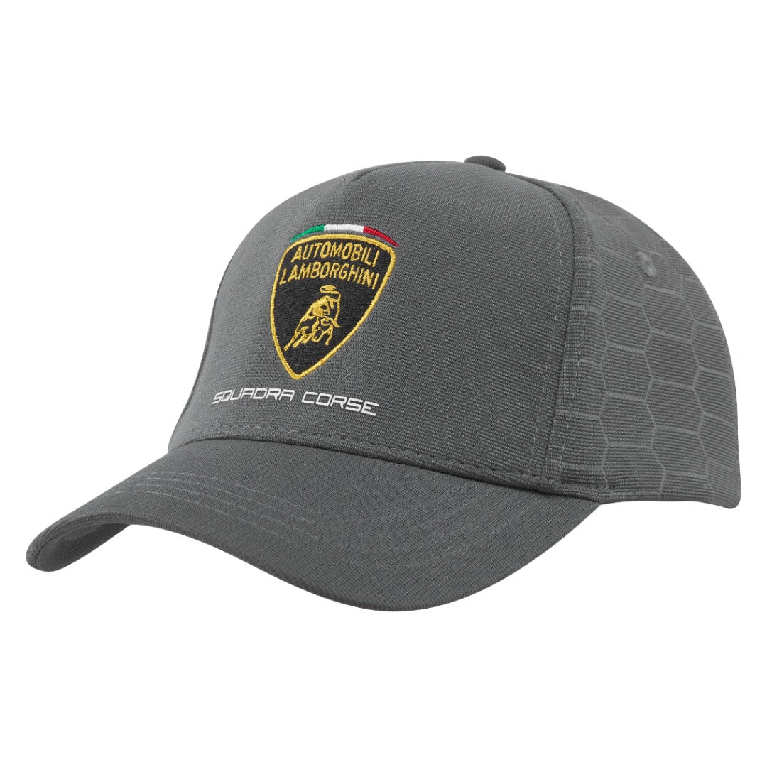 Lamborghini Adult Squadra Corse Travel Cap Grey