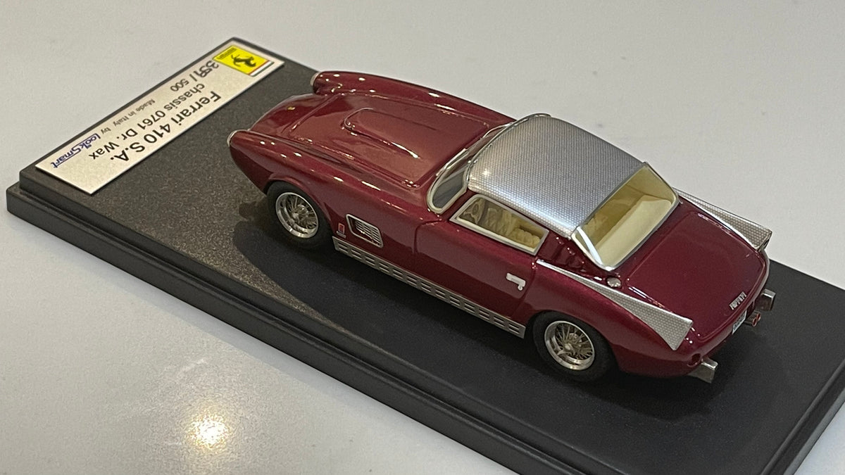 Looksmart 1/43 Ferrari 410 SA Telaio 0761SA Dr. Wax 1957 Met. Red/Silver  LS205A