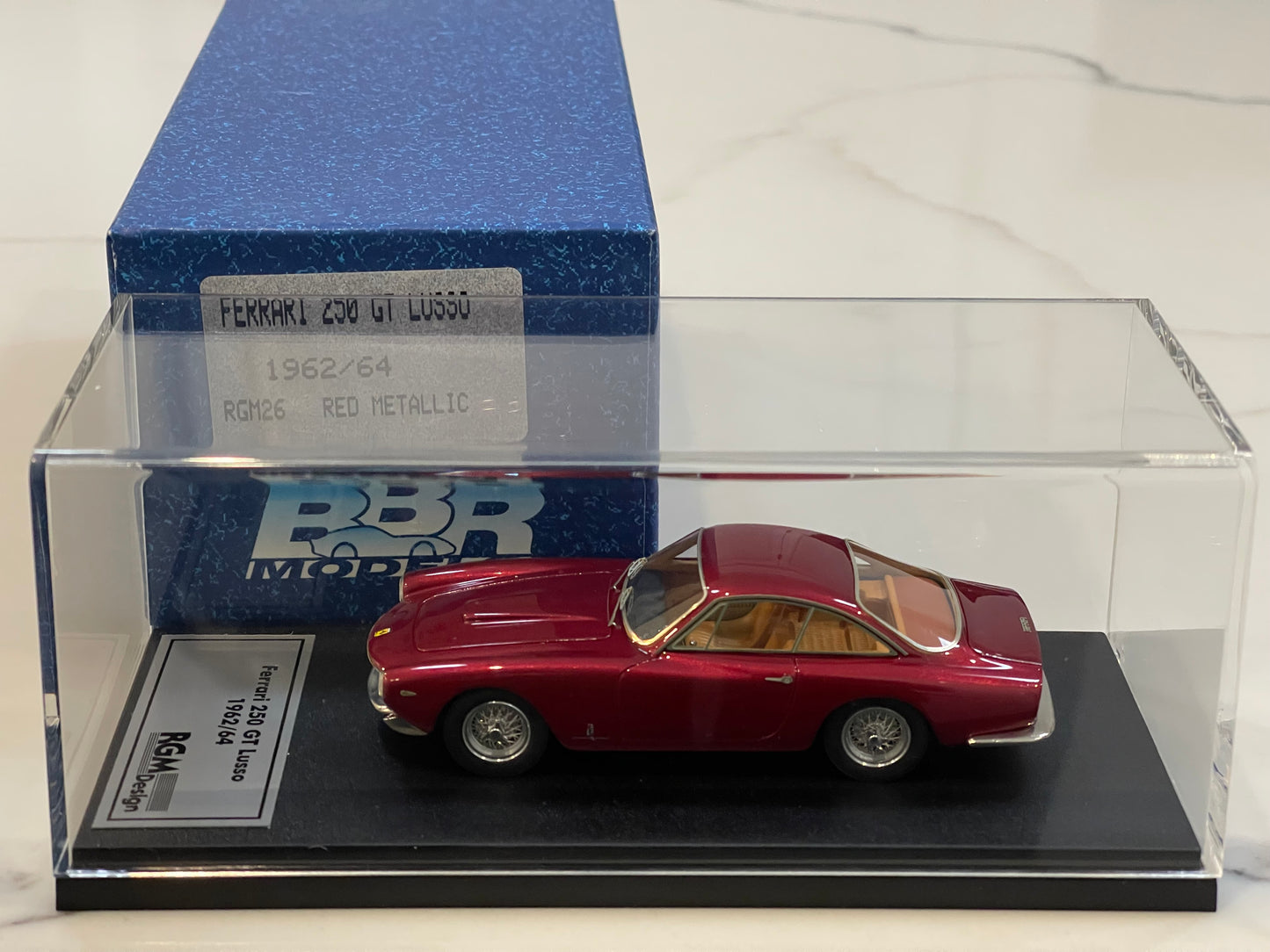 BBR 1/43 Ferrari 250 GT Lusso 1962 Met. Red RGM26