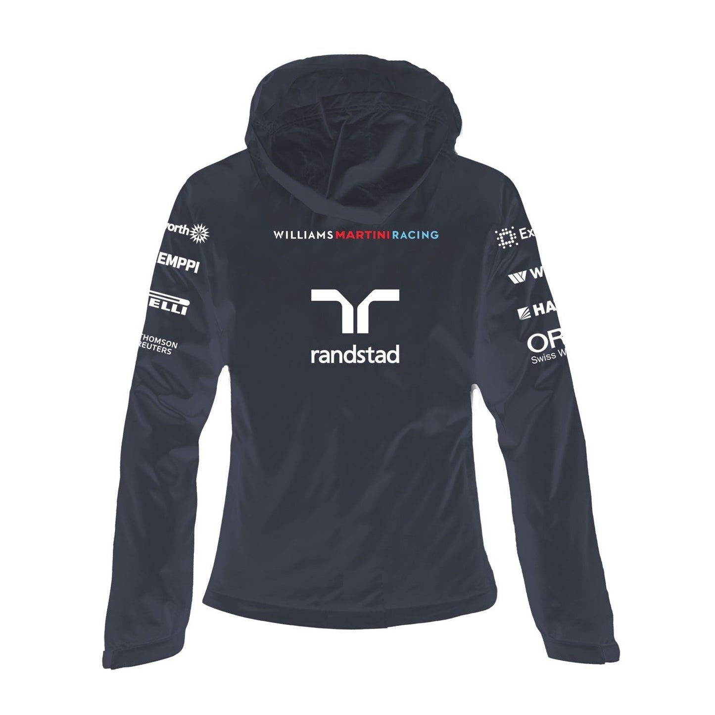 Williams Martini Racing Women's Team Waterproof Jacket Navy