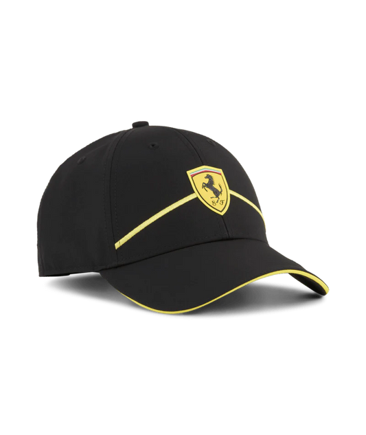 Ferrari Race Motorsport Adult Baseball Cap Black