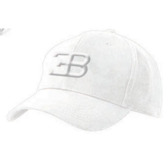 Bugatti Collection EB White Hat - Embroidered White Logo