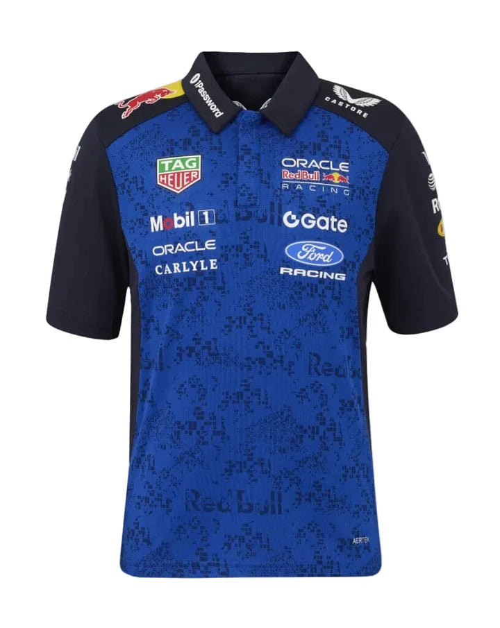 Red Bull Racing F1 2026 Kid's Team Polo Shirt Blue