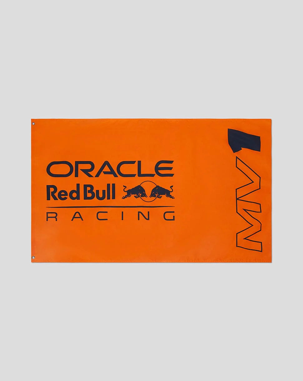 Red Bull Racing F1 Max Verstappen #1 Flag Orange